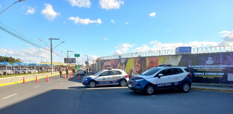 Navetran e Polícia Militar intensificam fiscalização para coibir transportes clandestinos no município