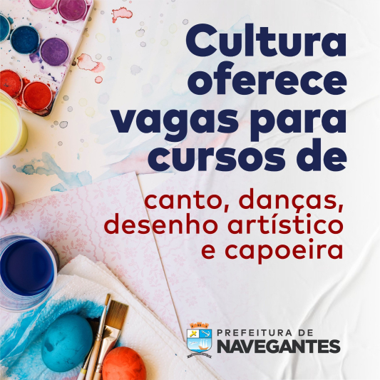 Cultura oferece vagas para cursos de Canto, Danças, Desenho Artístico e Capoeira