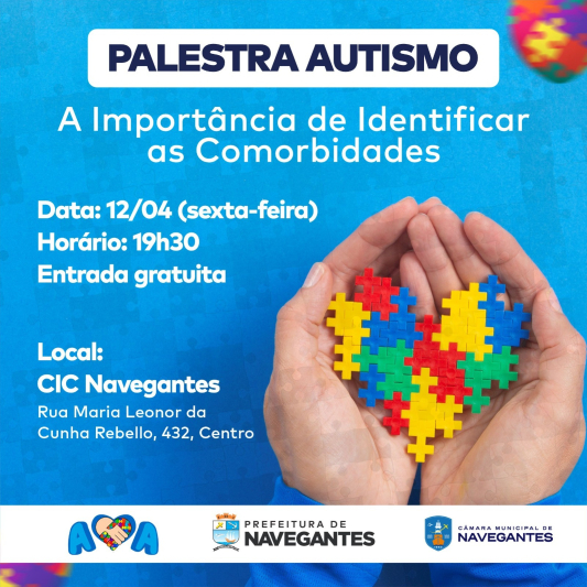 CIC Navegantes recebe palestra sobre autismo nesta sexta-feira (12)