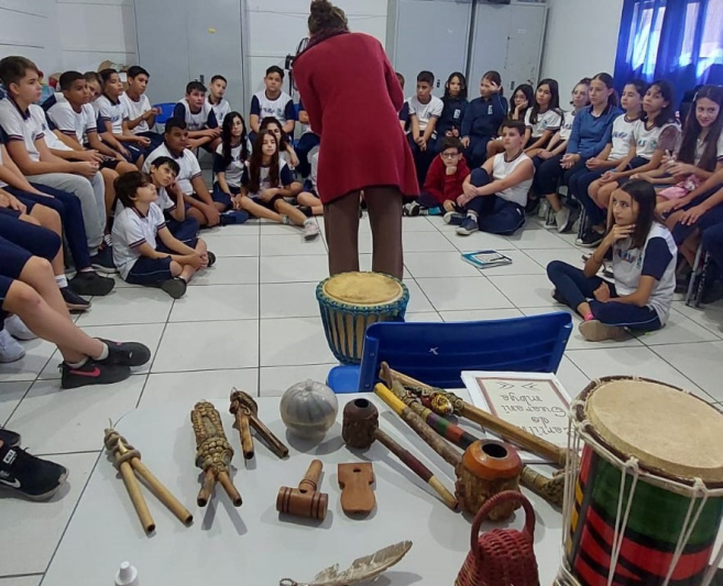 Escola municipal promoveu conteúdo sobre a cultura indígena