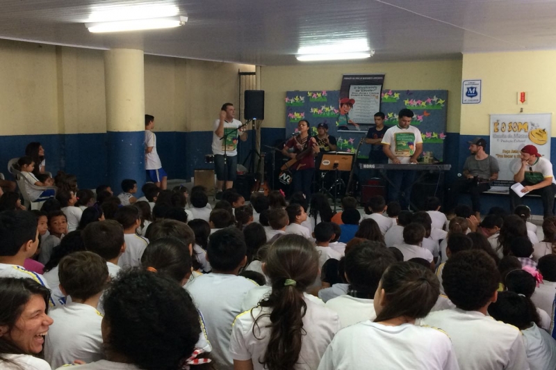 Projeto Cultural 5º Musicando na Escola oportuniza oficinas e festival a estudantes do município