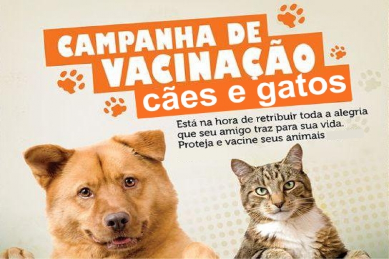 Campanha de Vacinação Animal acontece nesse sábado (11)