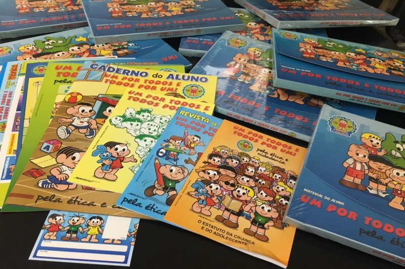 CGU disponibiliza livros do projeto “Um por todos e todos por um” para alunos do Ensino Fundamental 