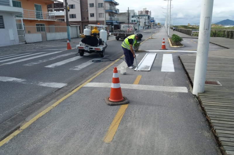 Navetran reforça sinalização na Avenida Beira-mar