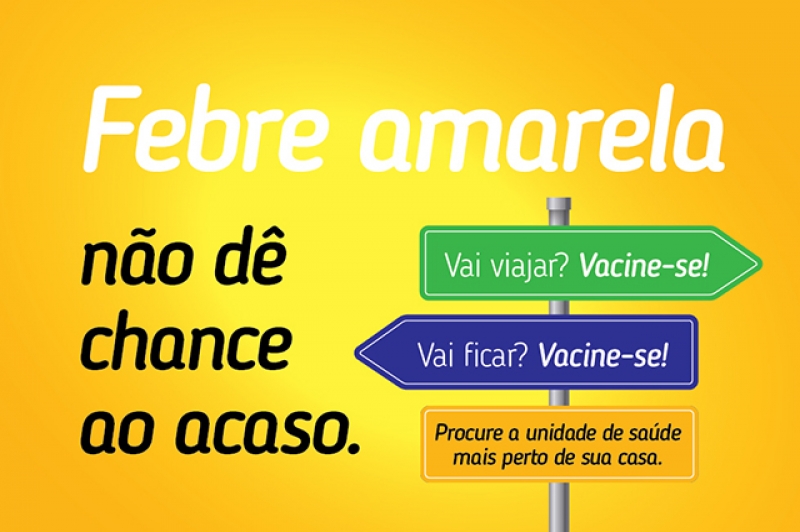 Unidades Básicas de Saúde abertas sábado para o Dia D da vacinação contra a febre amarela