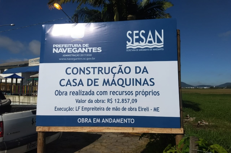 SESAN vai construir nova adutora para abastecer região do interior de Navegantes