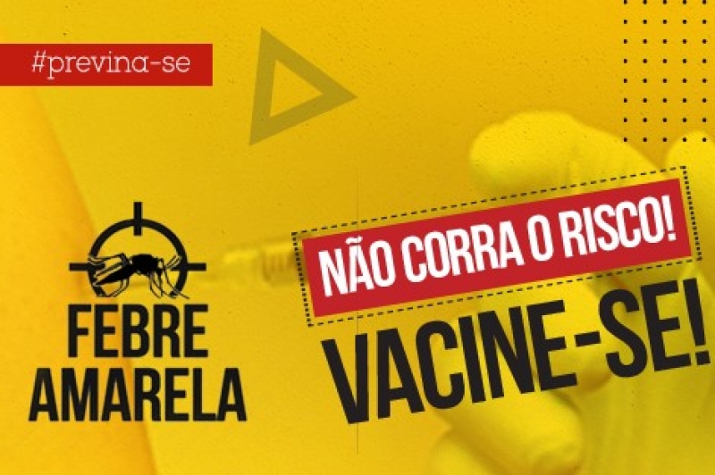 Sábado é dia de vacinação contra a febre amarela em Navegantes
