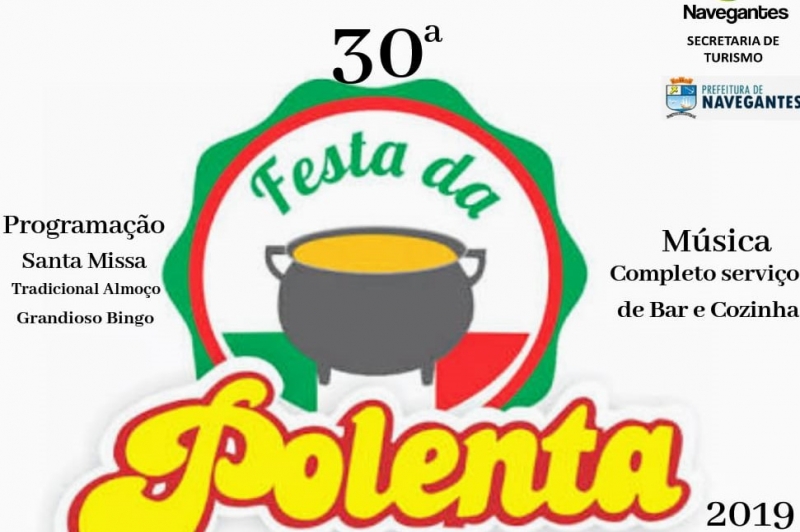 30ª Festa da Polenta acontece neste domingo (08) em Pedreiras