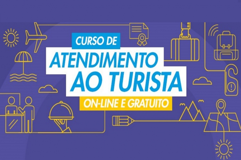 Turismo oferece curso online e gratuito de Atendimento ao Turista