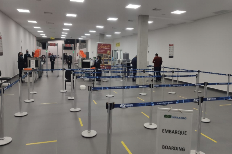 Aeroporto de Navegantes passa a operar exclusivamente no novo Terminal neste domingo (19)
