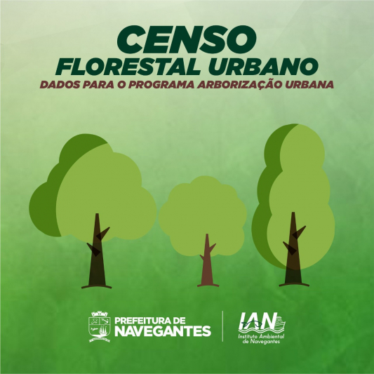Prefeitura divulga Censo Florestal Urbano do município