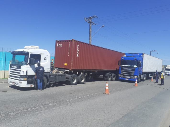 Prefeitura participa de operação nacional de fiscalização no transporte rodoviário de cargas
