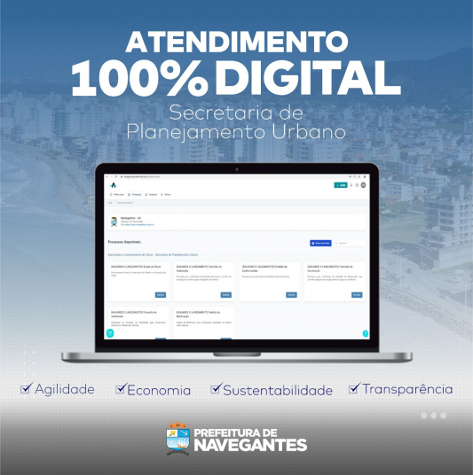 Secretaria de Planejamento Urbano lança plataforma para atendimento 100% digital