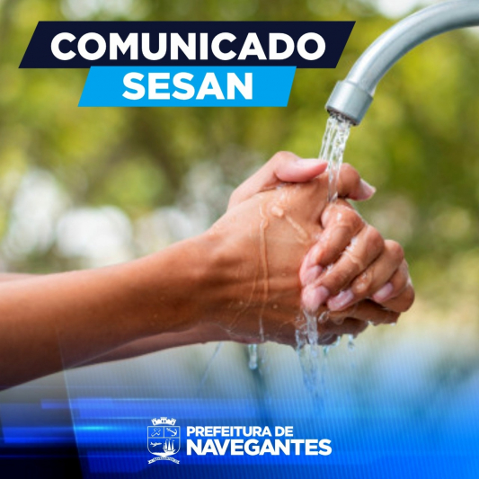 COMUNICADO: Baixa pressão ou falta de água neste sábado 