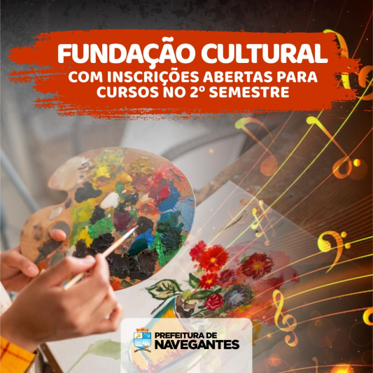 Fundação Cultural com inscrições abertas para Cursos no 2° semestre