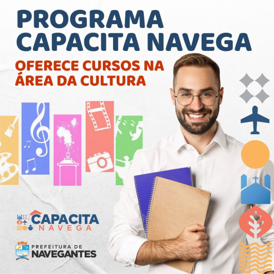 Programa Capacita Navega oferece cursos na área da Cultura