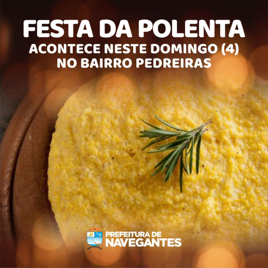 Festa da polenta acontece neste Domingo (4) no bairro Pedreiras