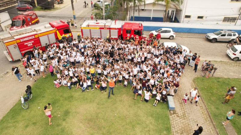 Defesa Civil realiza simulado de evacuação com sucesso em escola de Navegantes