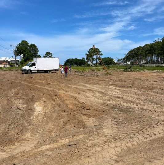 Prefeitura inicia locação, limpeza do terreno e sondagem do solo para início das obras do reservatório no Gravatá