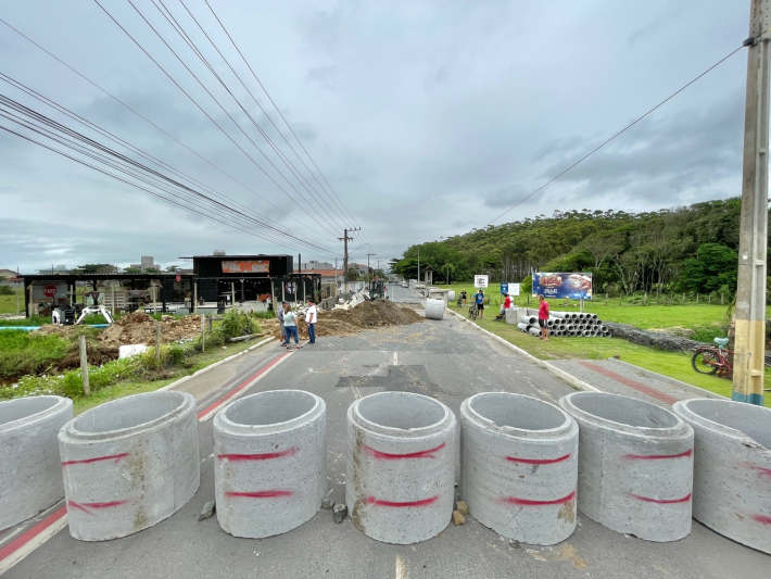 Prefeitura de Navegantes inicia obra de pavimentação da Av. Prefeito Juvenal Mafra
