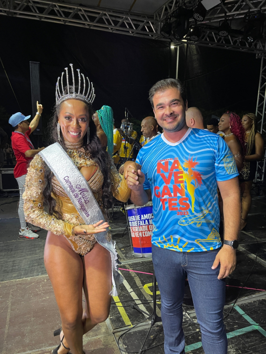 Lançamento do Carnaval 2023 de Navegantes anima público com show de Neguinho da Beija-Flor