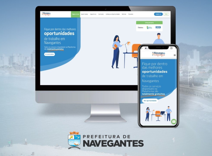O Portal Navega Mais Empregos está com mais de 127 vagas disponíveis