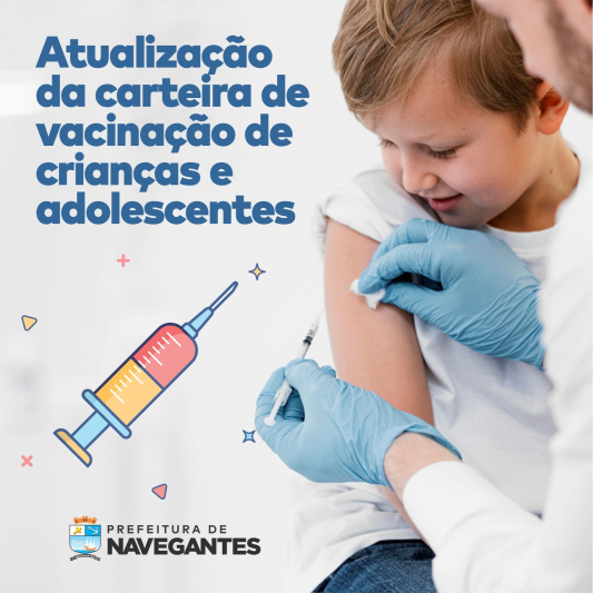 DVE busca atualização da carteira de vacinação de crianças e adolescentes