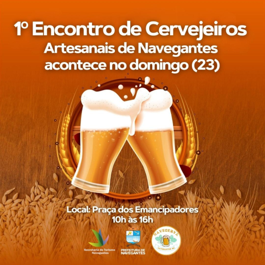 Encontro de Cervejeiros Artesanais de Navegantes acontece no domingo (23)