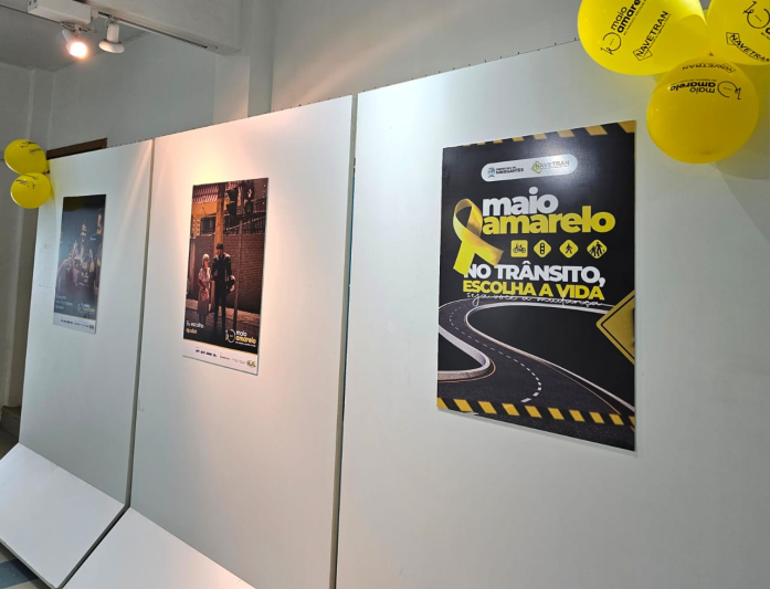 Galeria de Artes da Prefeitura recebe a exposição Maio Amarelo