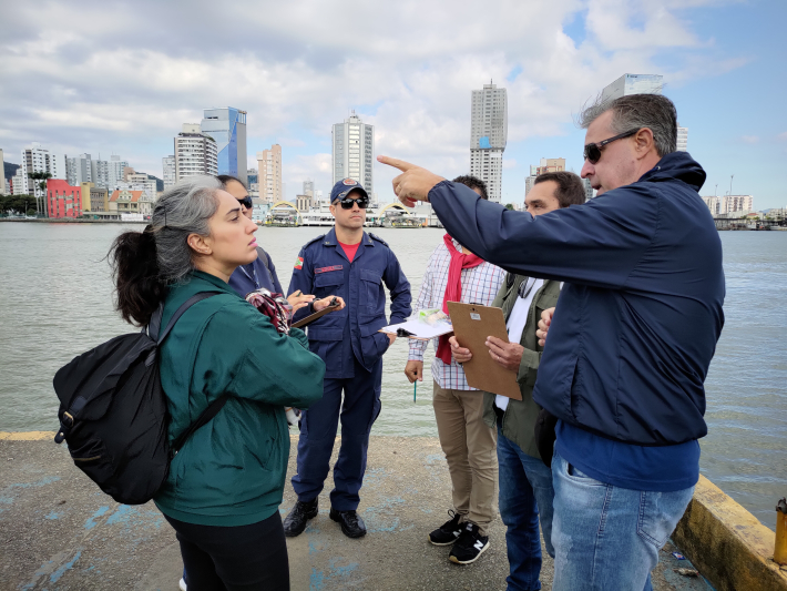 Navegantes promove primeira visita técnica do Projeto Orla