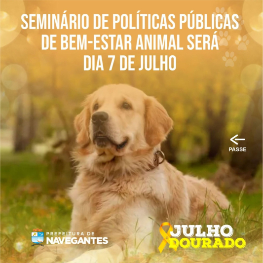 2º Seminário de Políticas Públicas de Bem-Estar Animal será dia 07 de julho