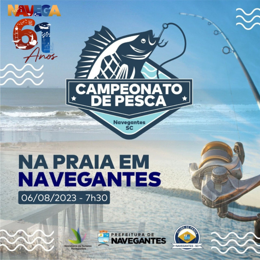 2º Festival de Pesca Aniversário de Navegantes acontece no domingo (6)