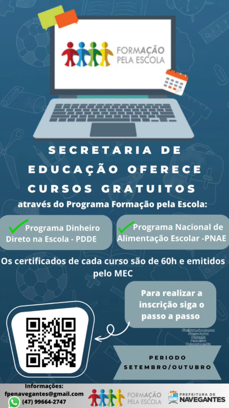Secretaria de Educação oferece curso gratuito