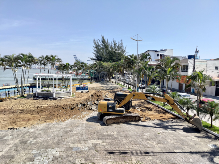 Praça em frente à Prefeitura de Navegantes será revitalizada
