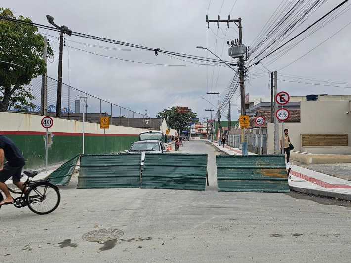 Obras avançam e provocam alteração temporária no trânsito em ruas do Centro e bairro São Paulo