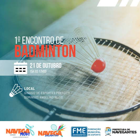 Navegantes realizará o 1º Encontro de Badminton