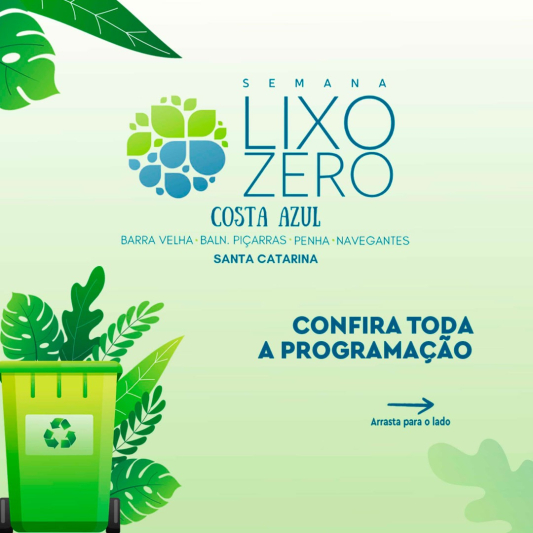Semana Lixo Zero acontece em Navegantes entre os dias 23 e 28 de outubro