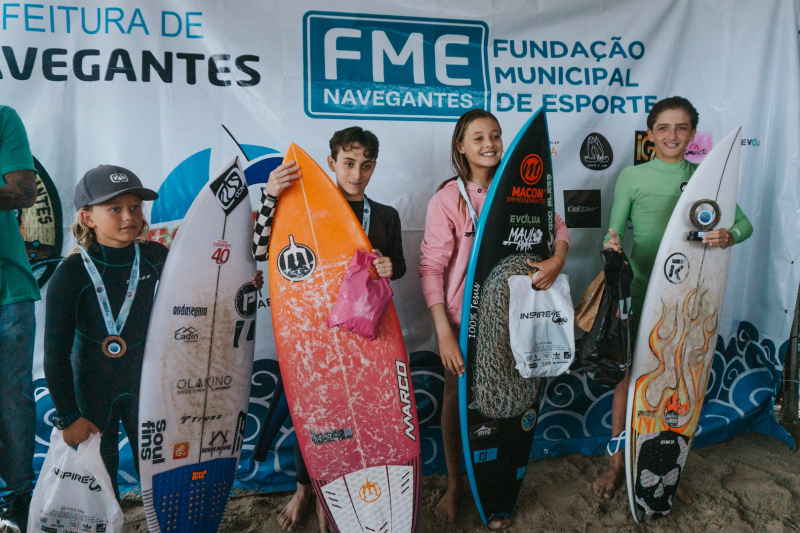 Conheça os vencedores da 2ª etapa do Circuito de Surf de Navegantes