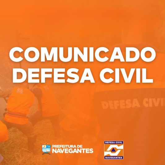 Defesa Civil alerta para risco de alagamentos na madrugada de sexta-feira (17) em Navegantes