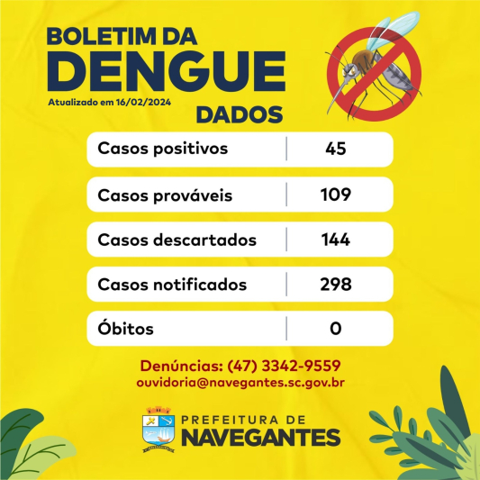 Boletim da Dengue - nº 001/2024