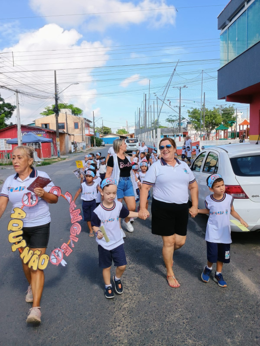 Passeata da Educação Infantil de Combate à Dengue aconteceu no bairro São Paulo