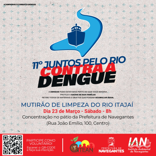 Mutirão de limpeza Juntos pelo Rio acontece neste sábado (23)